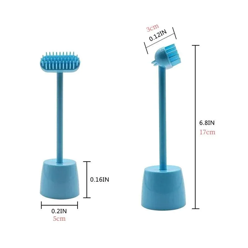 6 Colors Interactive Cat Massager Brush Toys Washable Puppy Cat Comb Remover Floating Hair Grooming Tool Cat Accessories Pet