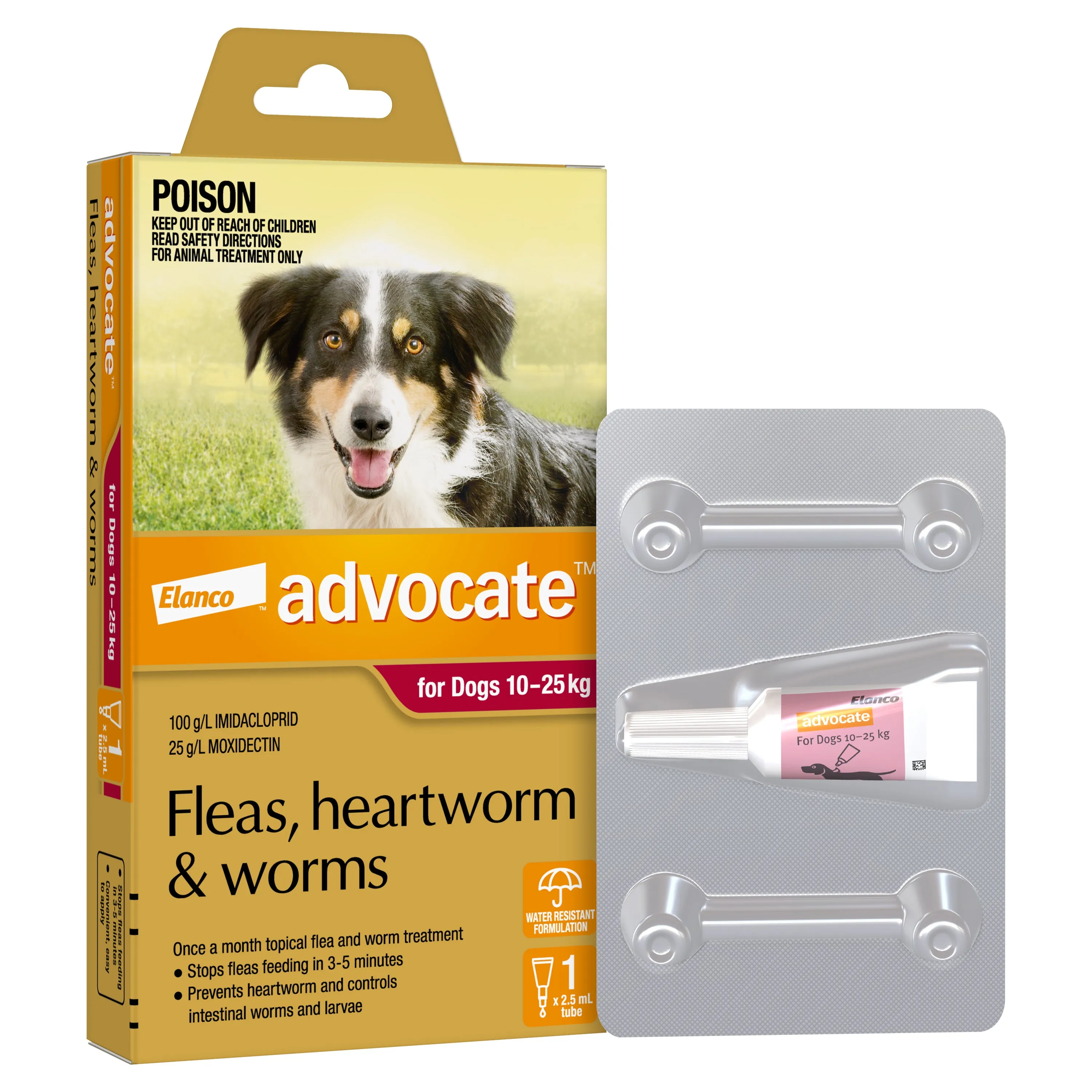 Advocate - Dog 10-25kg (1pk)