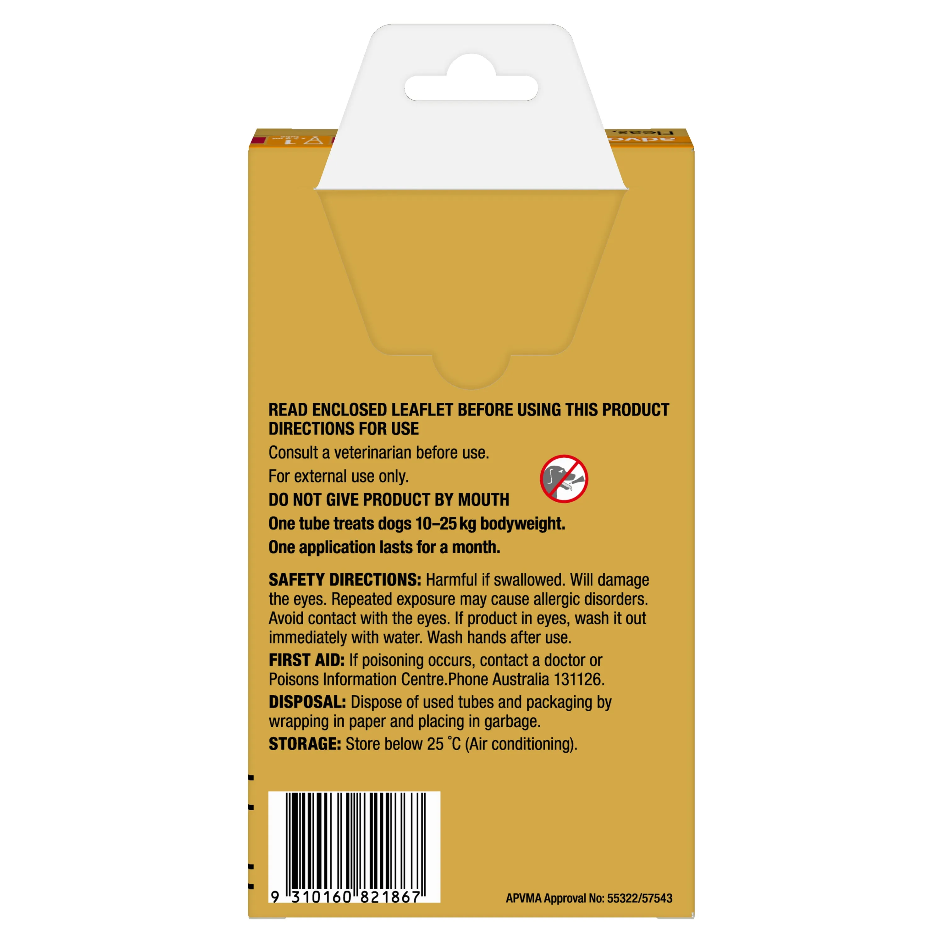 Advocate - Dog 10-25kg (1pk)