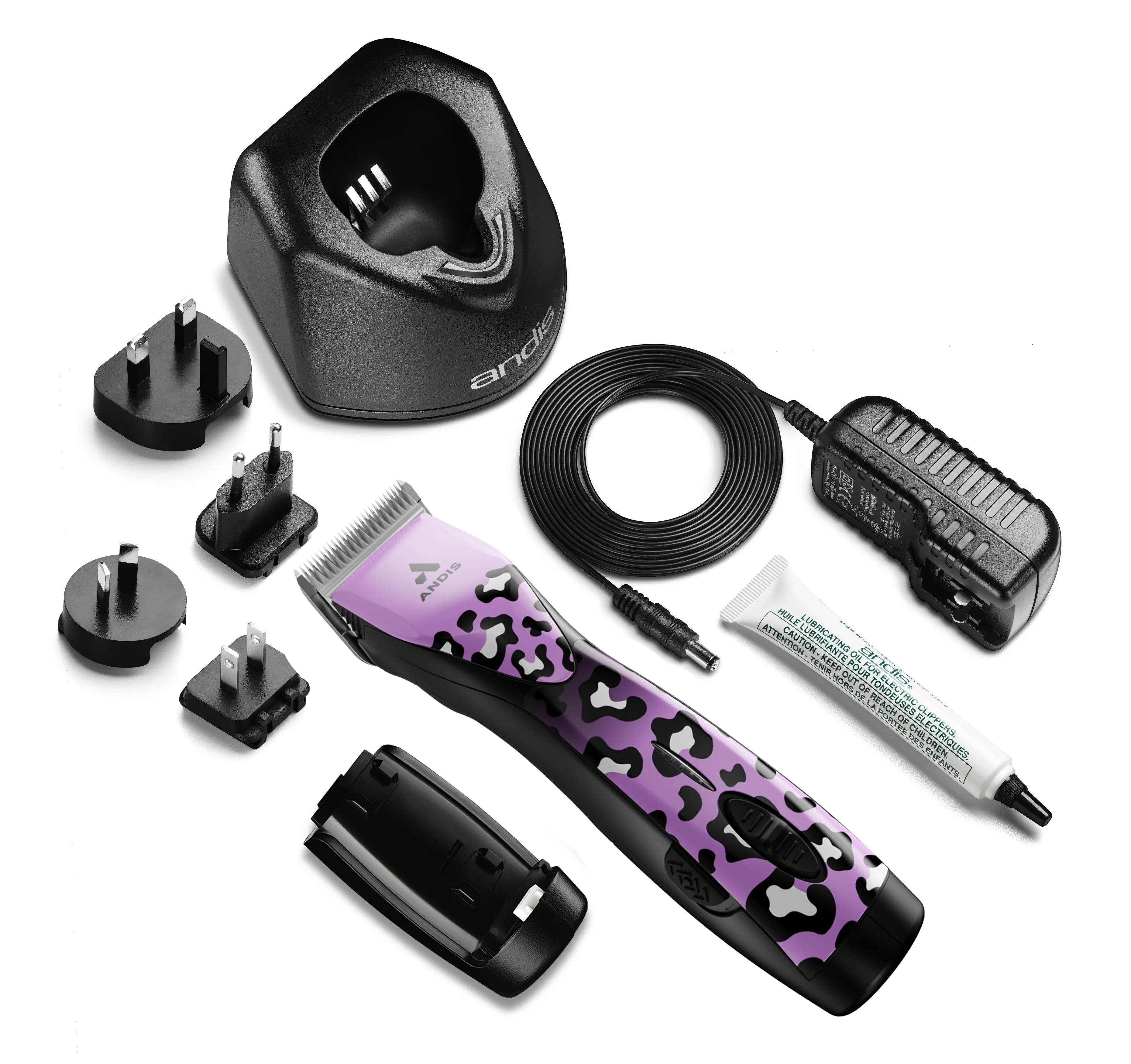 Andis Pulse ZR II Cordless 5 Speed - with 2 Batteries and Case - Limited Edition WILD