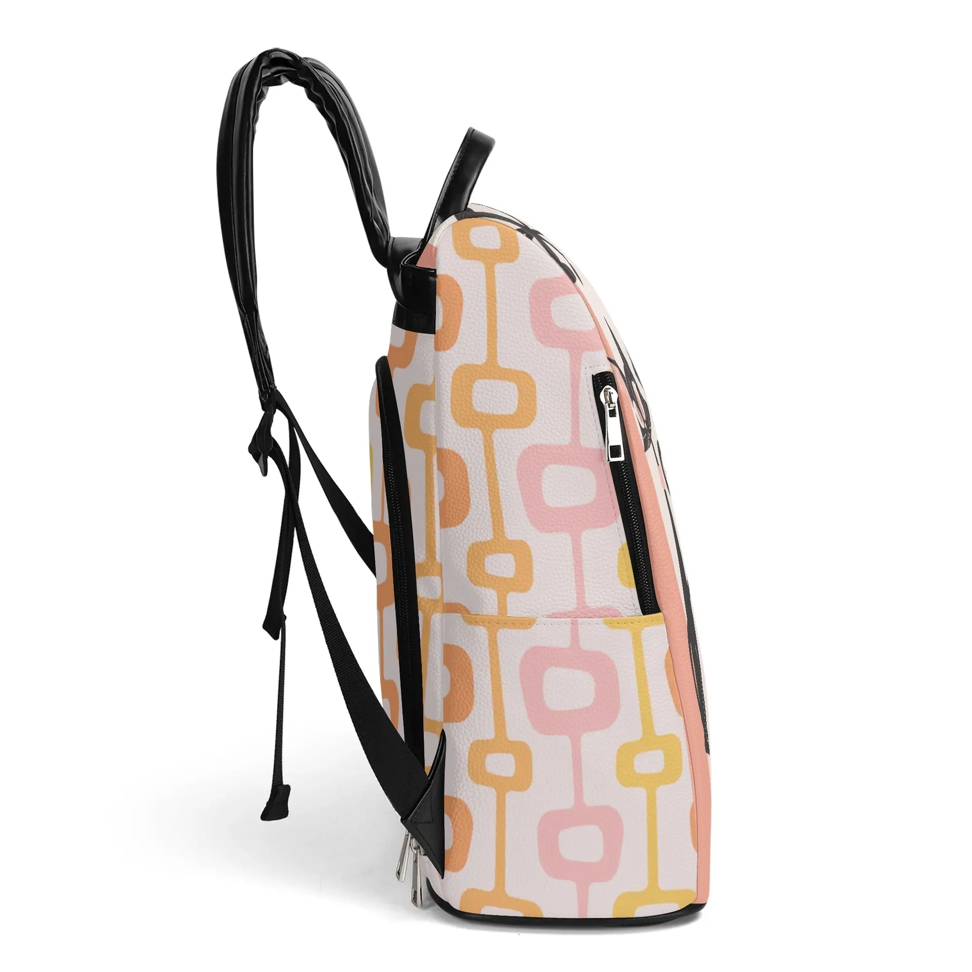 Atomic Cat Travel Bag, Backpack, Mid Mod Style Anti-Theft Backpack