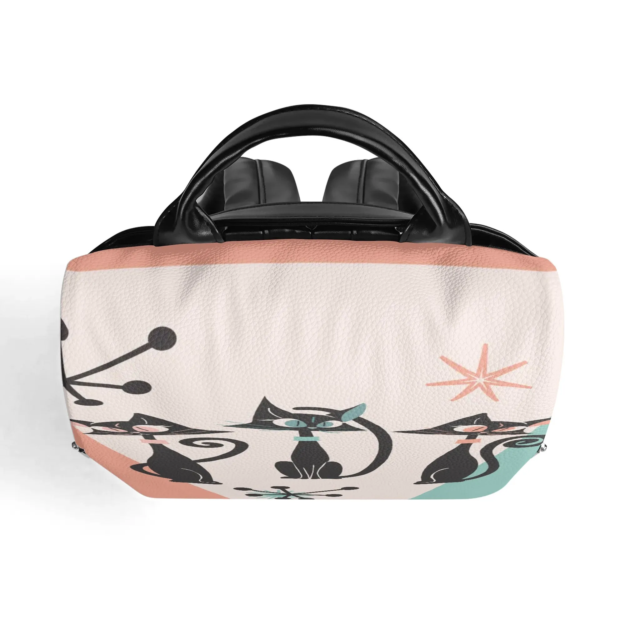 Atomic Cat Travel Bag, Backpack, Mid Mod Style Anti-Theft Backpack