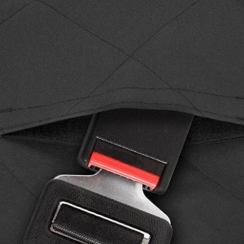 Best Pet Supplies Best Pet Supplies Water Resistant Back Seat Cover for Dogs with Protective Pouch | Nonslip Backseat Protector for Cars, SUVs & Trucks (Black)