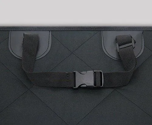 Best Pet Supplies Best Pet Supplies Water Resistant Back Seat Cover for Dogs with Protective Pouch | Nonslip Backseat Protector for Cars, SUVs & Trucks (Black)
