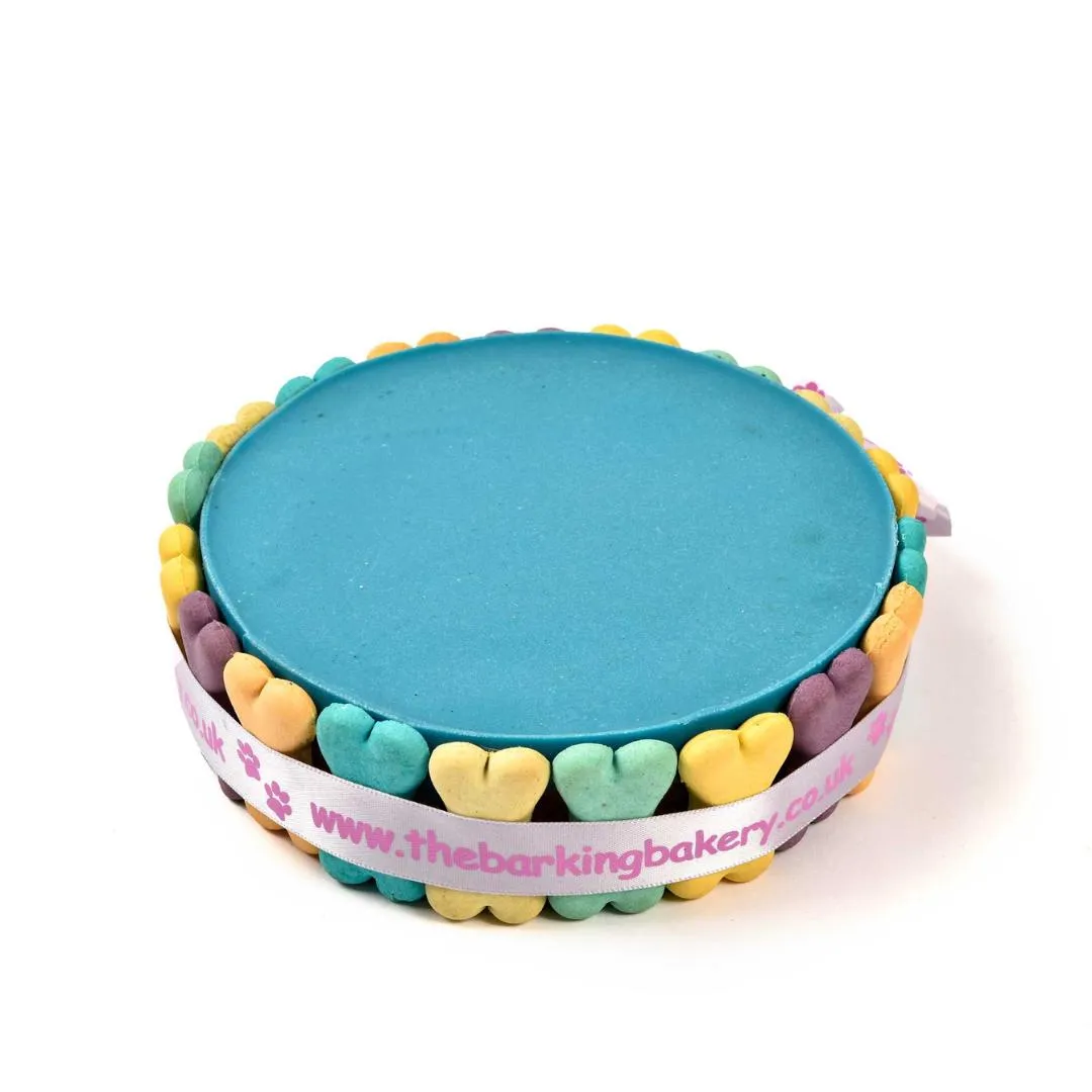 Blue Pawty Cake For Dogs by Barking Bakery