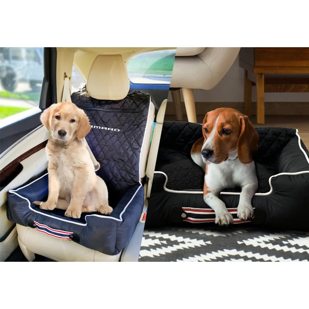 Camaro Pet Bed And Seat Cover - Large