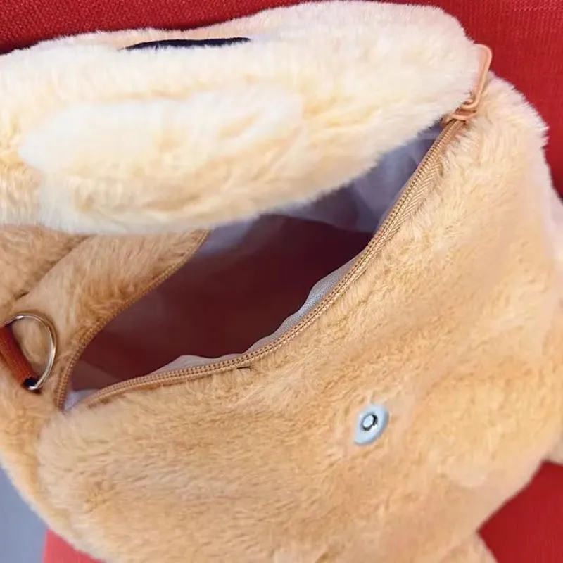 Cute Cat Backpack Plush Bag