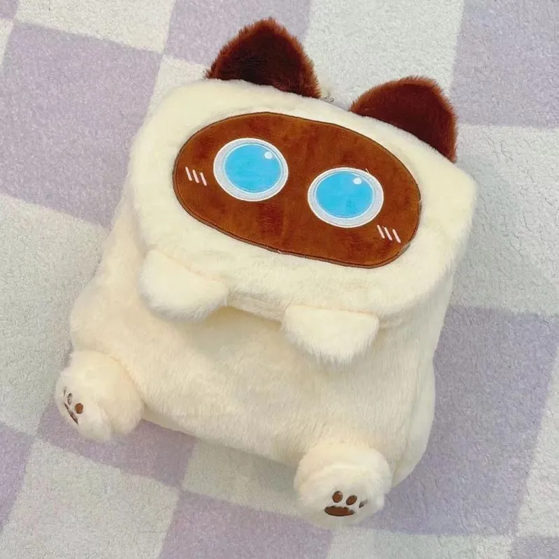 Cute Cat Backpack Plush Bag