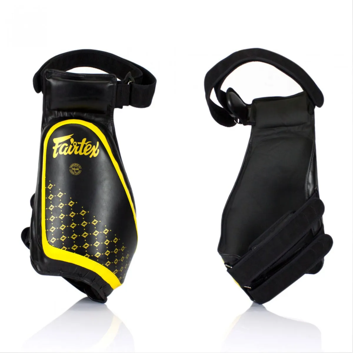 Fairtex TP4 Lightweight Thigh Pads Black/Yellow