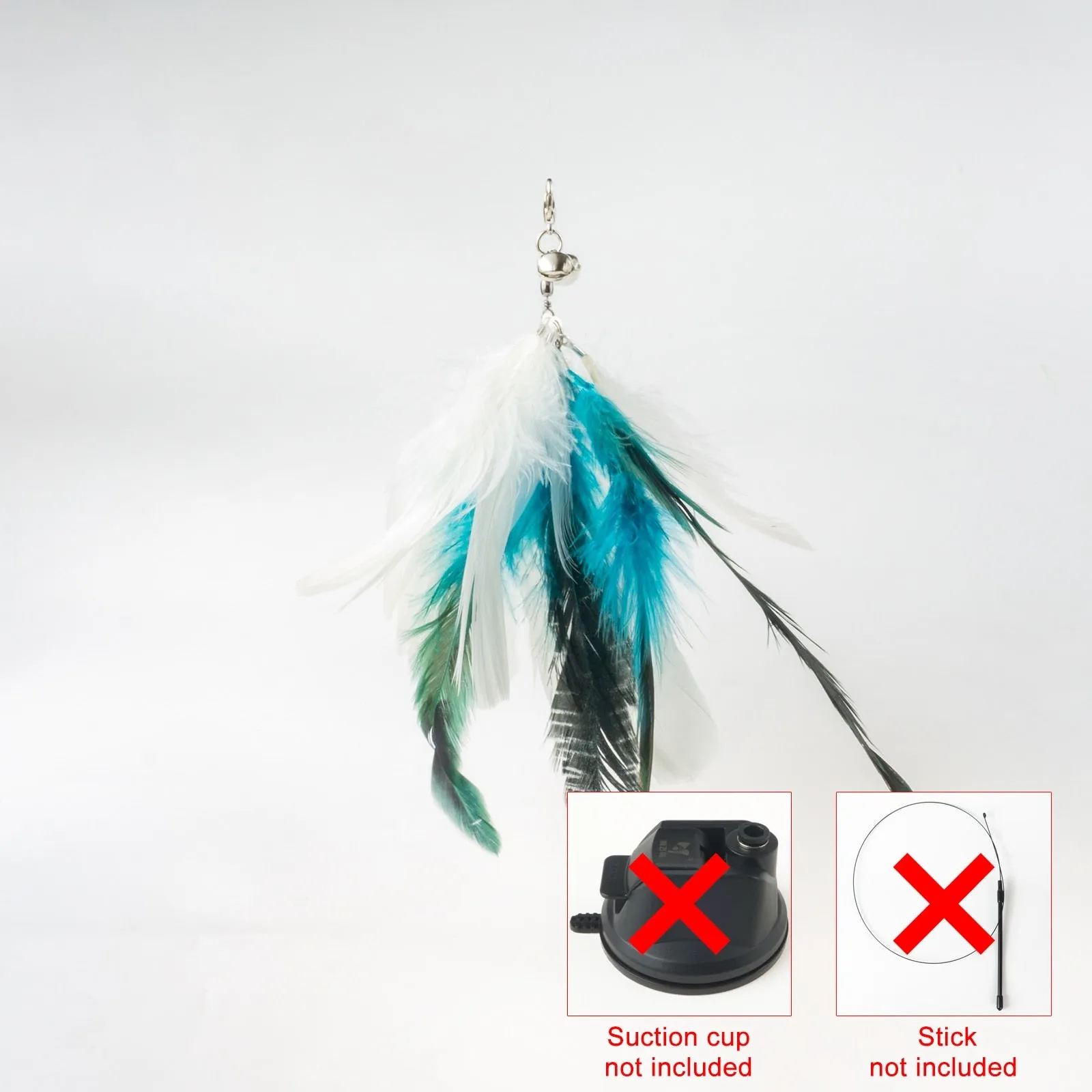 Hand-free Bird/Feather Cat Wand