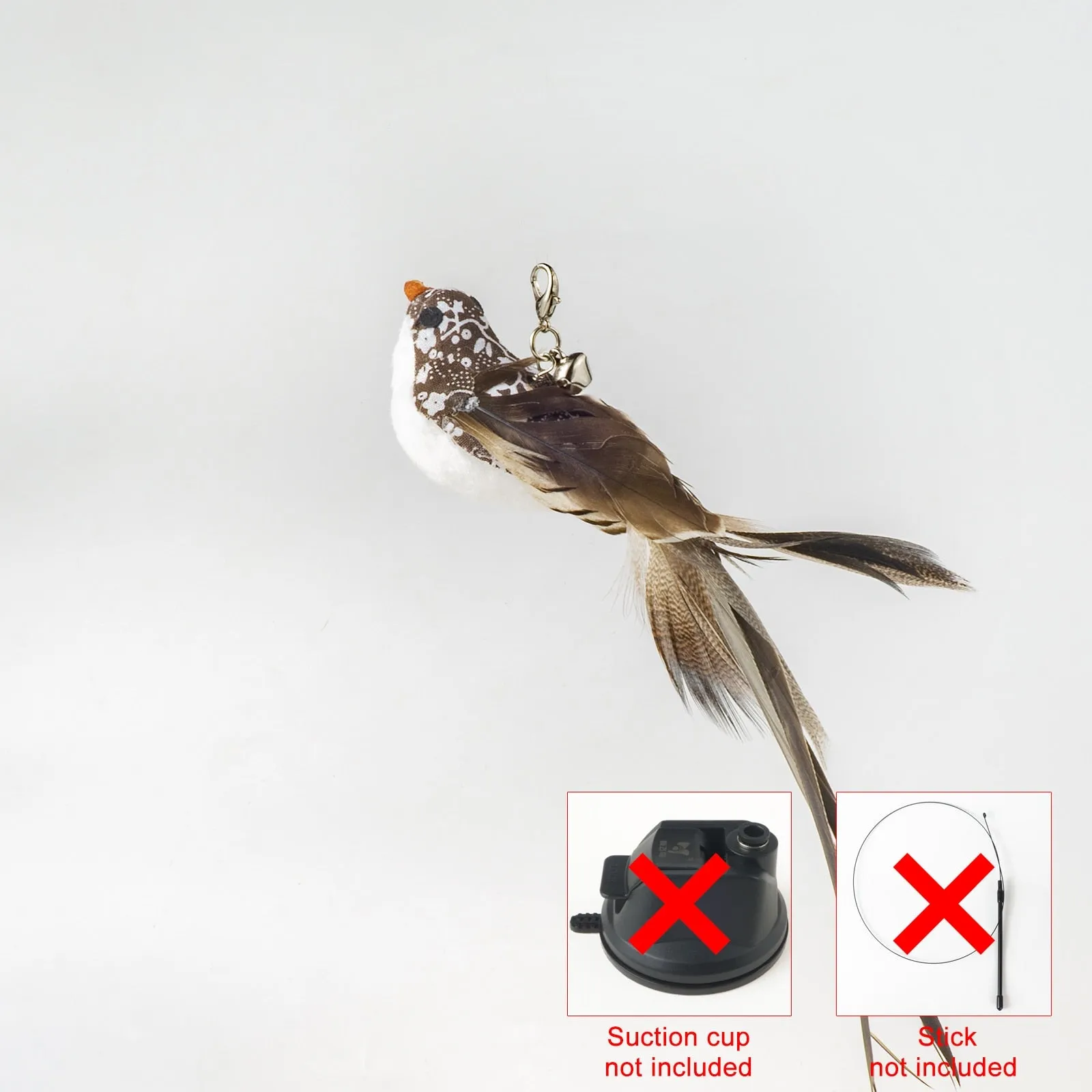 Hand-free Bird/Feather Cat Wand
