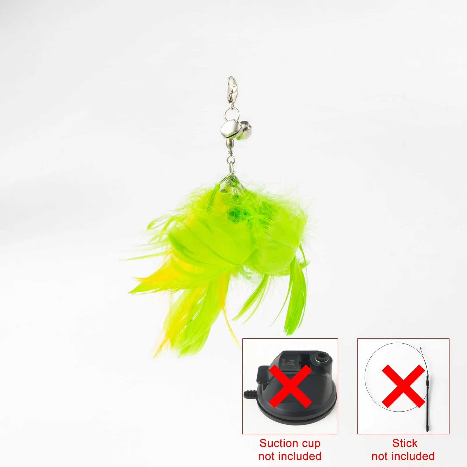 Hand-free Bird/Feather Cat Wand