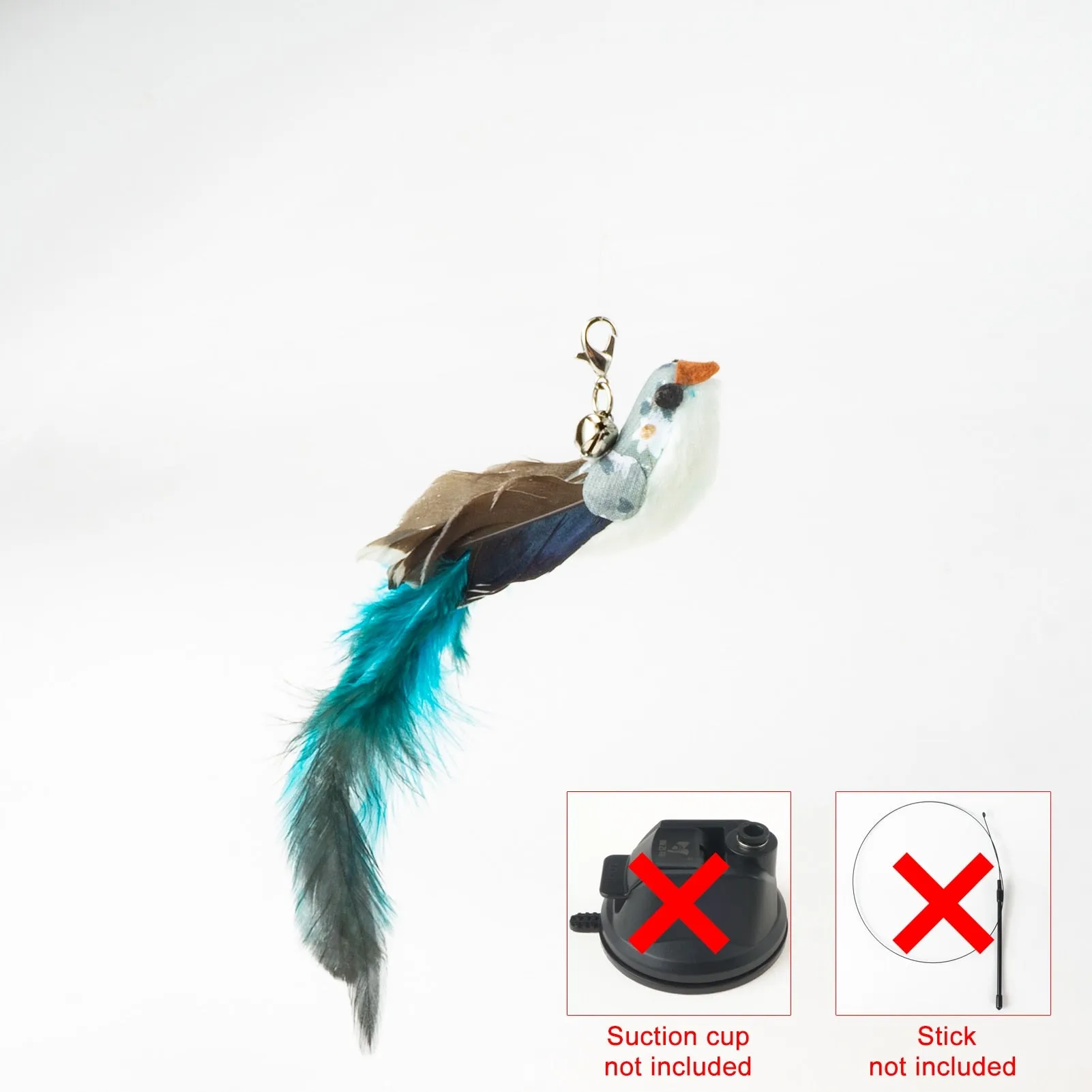 Hand-free Bird/Feather Cat Wand