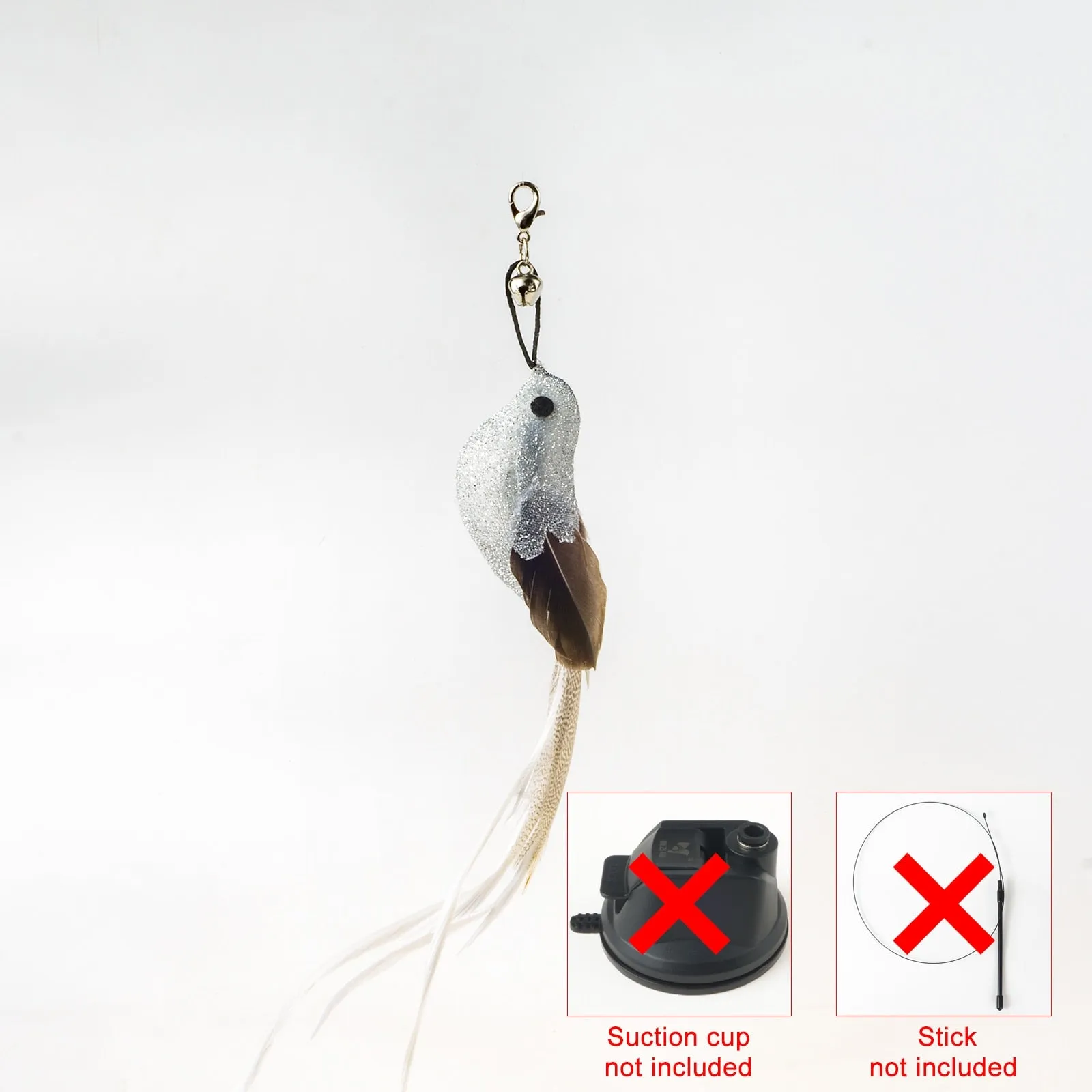 Hand-free Bird/Feather Cat Wand