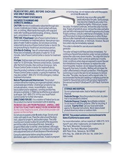 Hartz UltraGuard Flea & Tick Collar for Dogs and Puppies - 26" Neck, 7 Month Protection