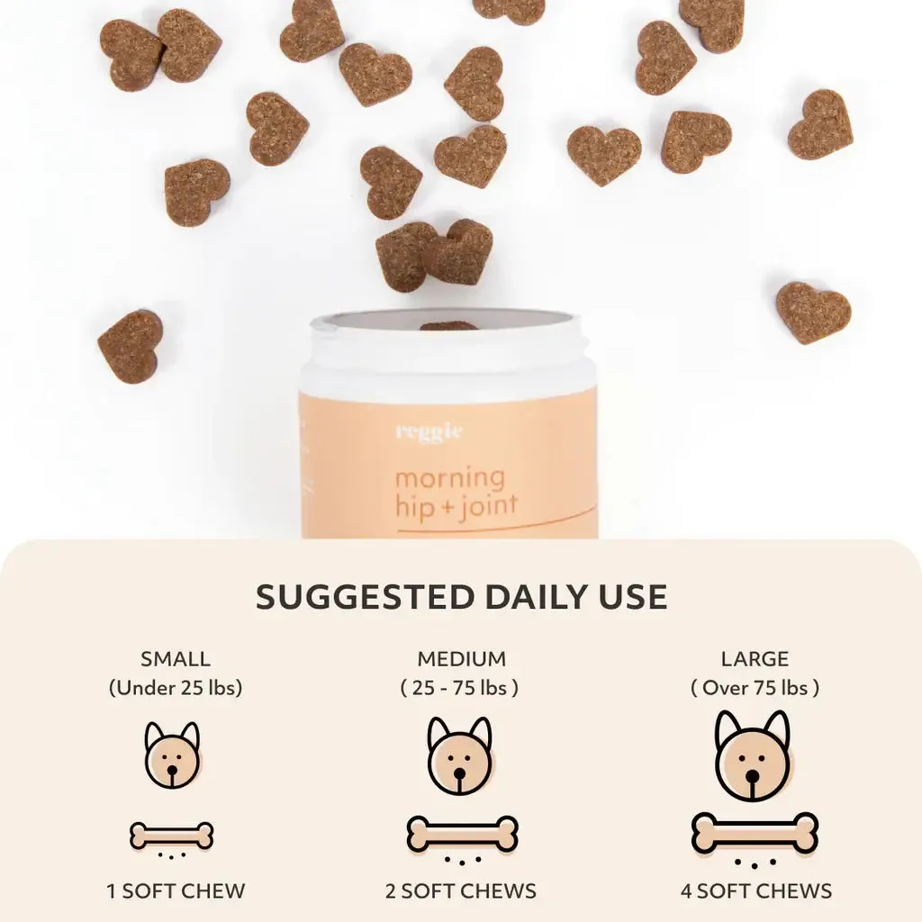 Hip & Joint Soft Chews For Dogs - Mobility Supplement MSM