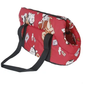 Hot Red soft cat travel bag