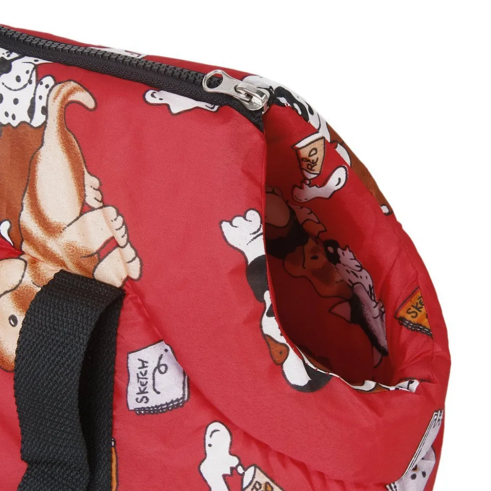 Hot Red soft cat travel bag