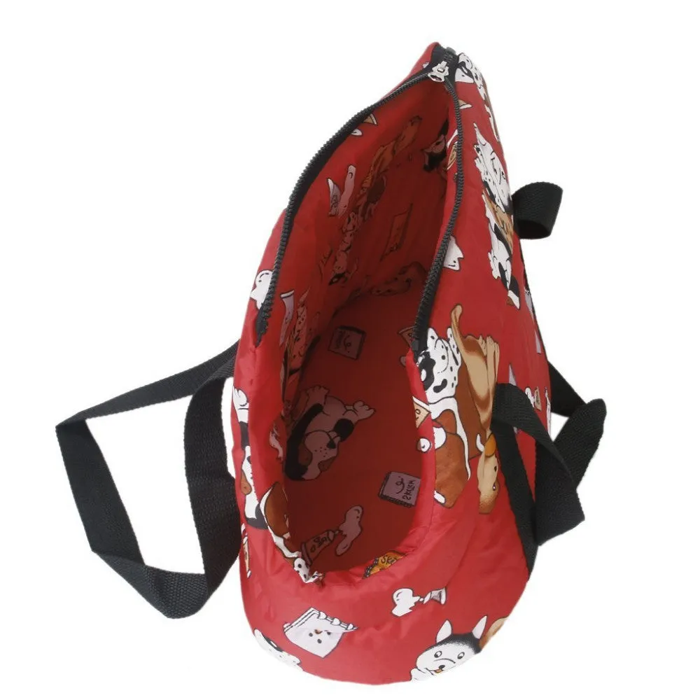 Hot Red soft cat travel bag