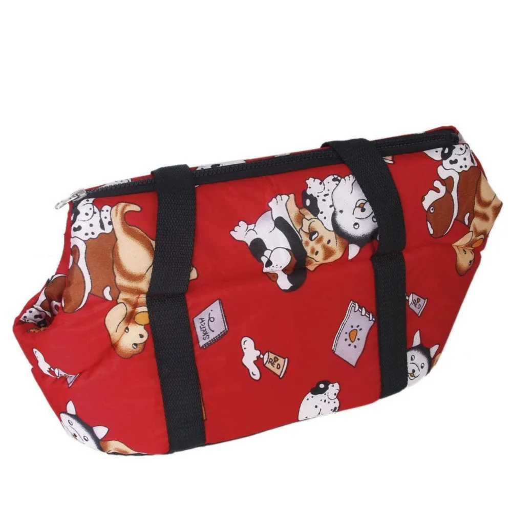 Hot Red soft cat travel bag