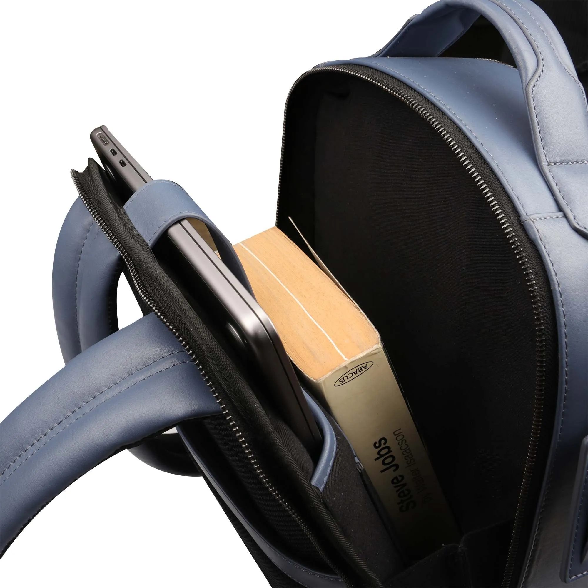 Jacob Leather Backpack for Men | Genuine Leather Backpack | Travel Backpack | Color: Blue