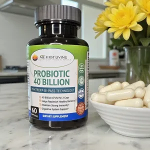 Probiotic 40 Billion CFU Supplement for Men - 60 Capsules