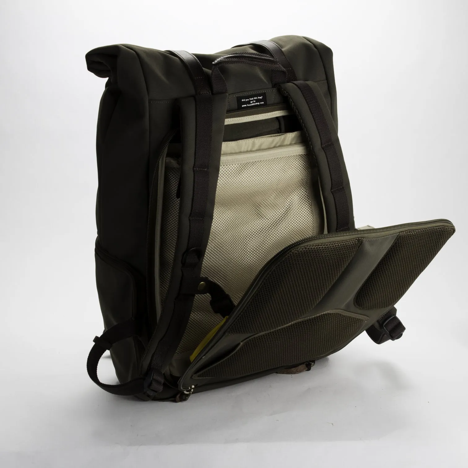 PROPERTY OF Karl 48h  Travel Backpack -  Dark forest / Dark Brown