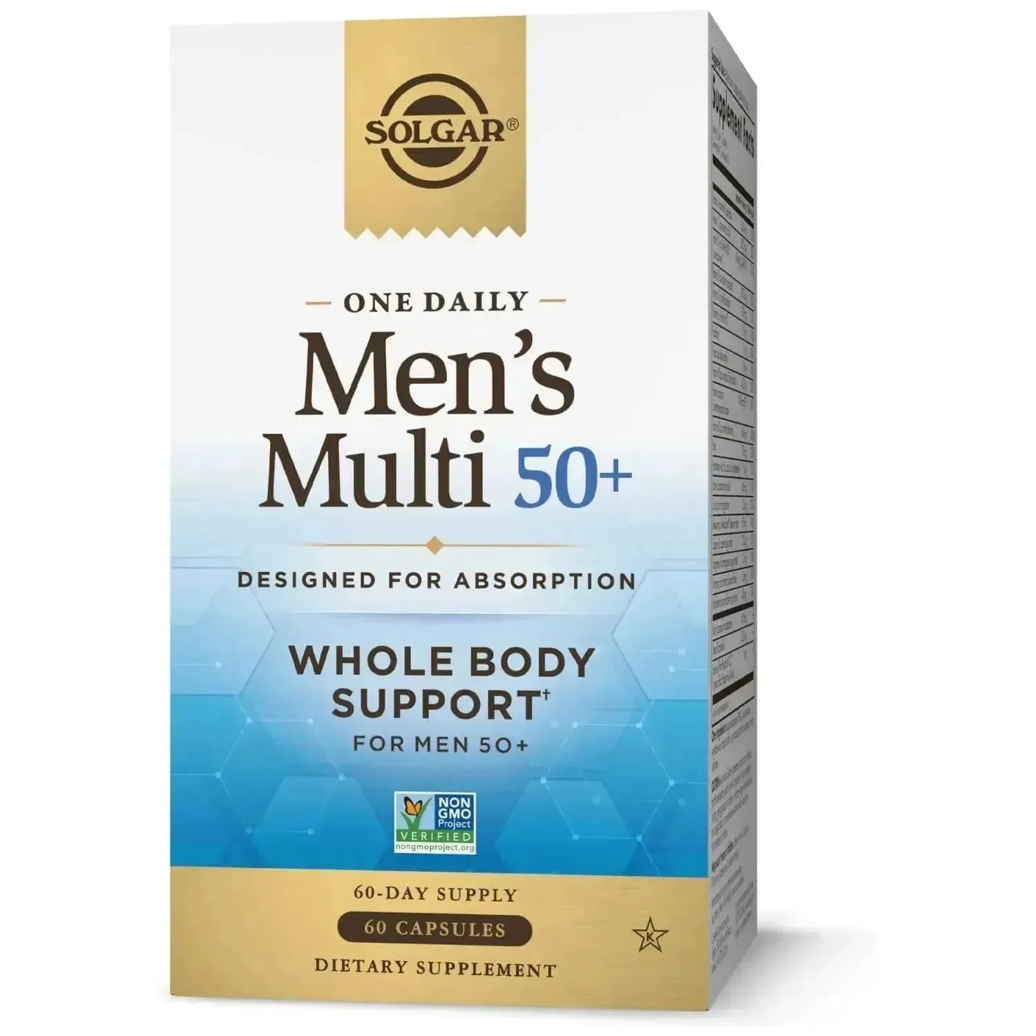 Solgar One DailyMen's Multi 50 Whole Body (60 Capsules)