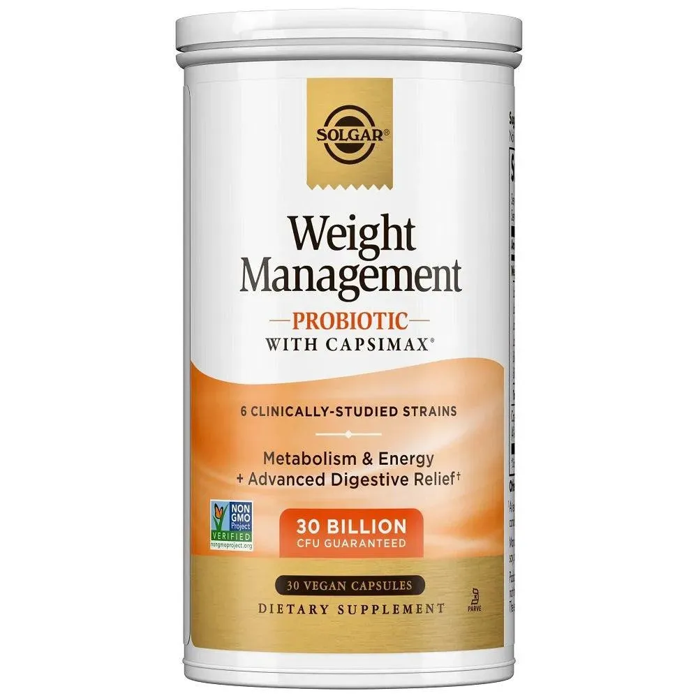 Solgar Weight Management Probiotic (30 Vegan Capsule)