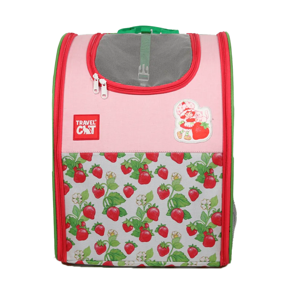 Strawberry Shortcake x Travel Cat Backpack - Officially Licensed