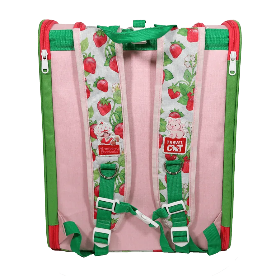 Strawberry Shortcake x Travel Cat Backpack - Officially Licensed