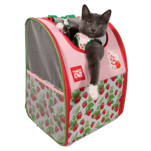 Strawberry Shortcake x Travel Cat Backpack - Officially Licensed