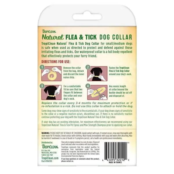 Tropiclean Natural Flea & Tick Dog Collar