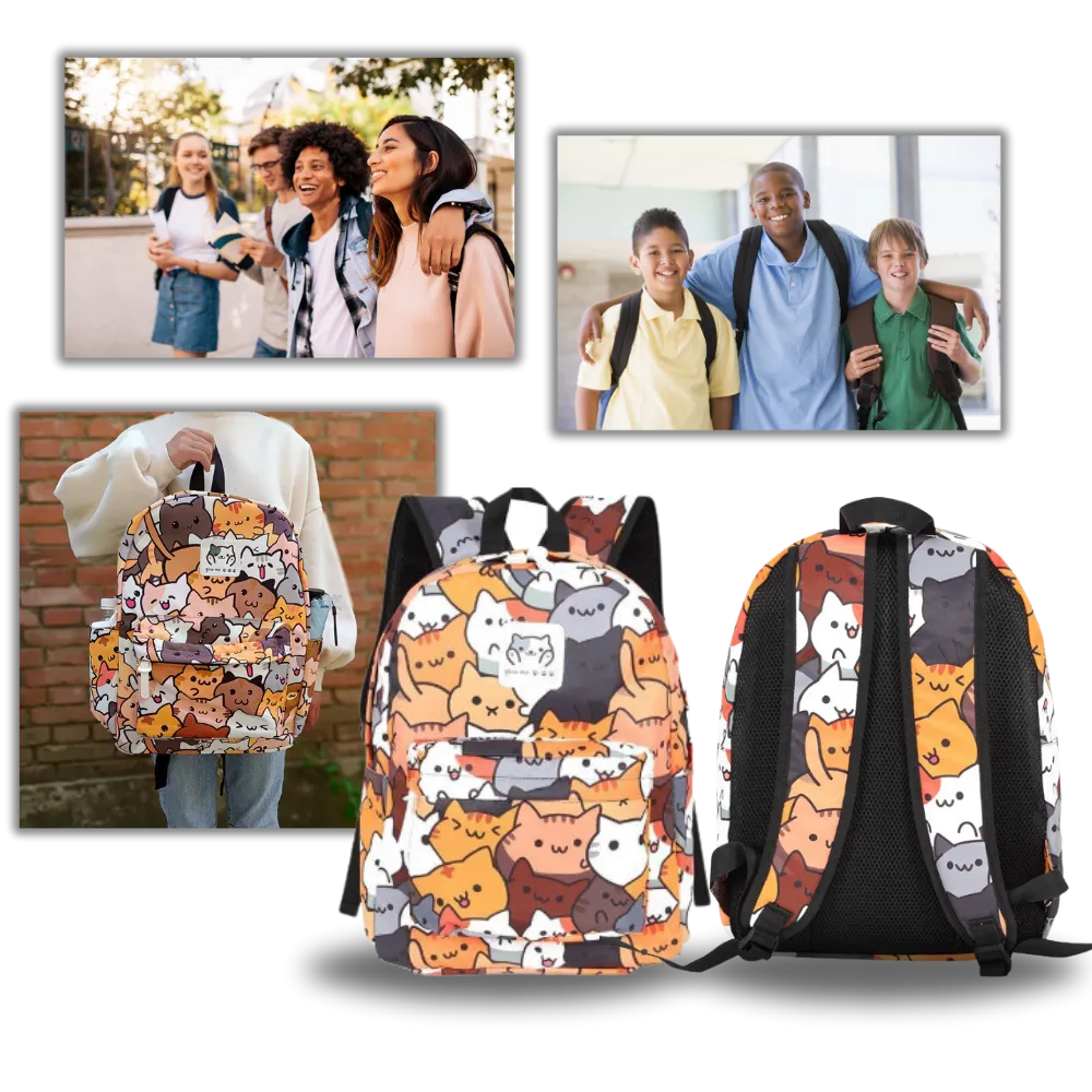 Whimsical Neko Astsum Backpack