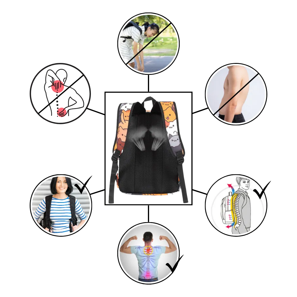 Whimsical Neko Astsum Backpack