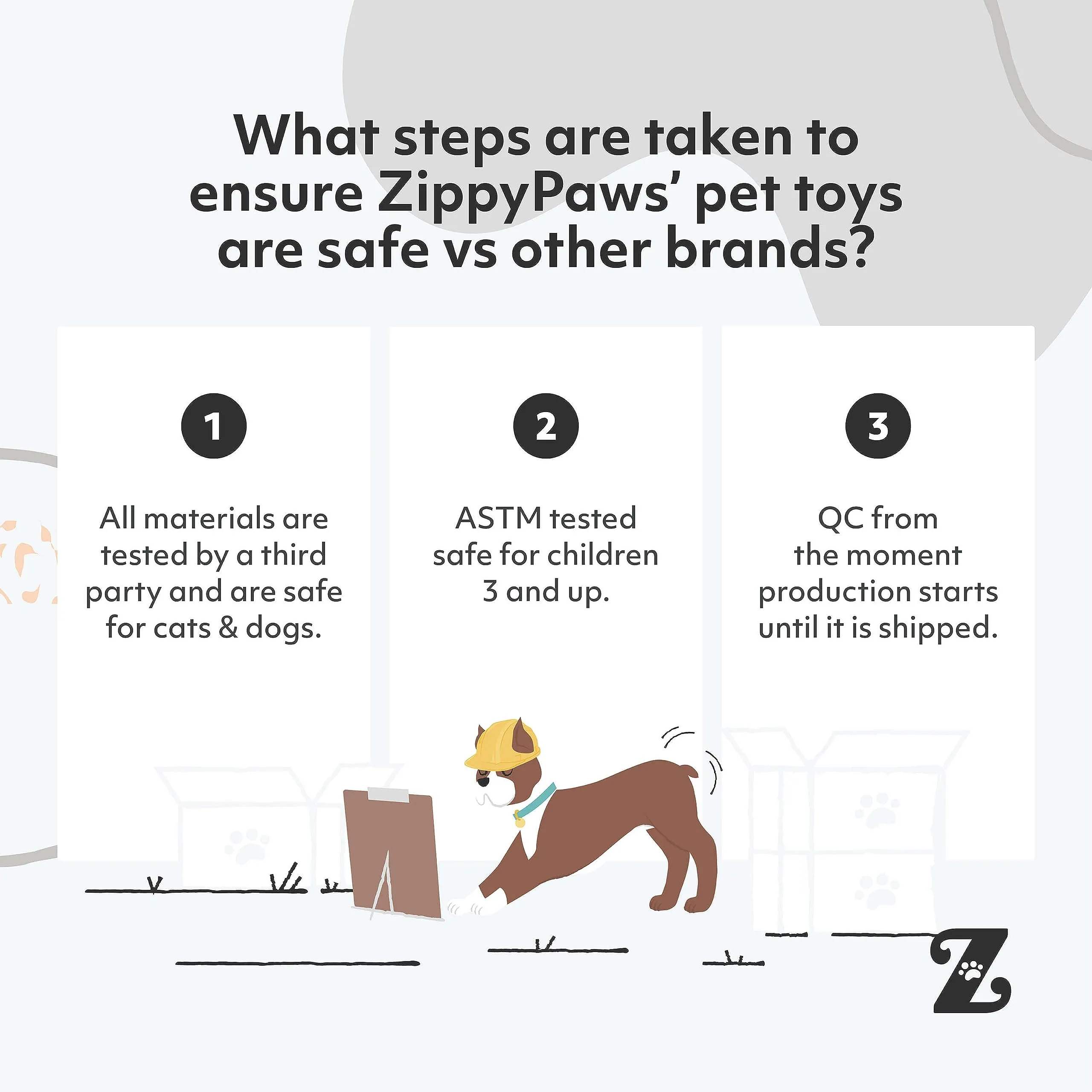 Zippy Paws ZippyStick Marshmallow Interactive Catnip Cat Teaser Wand - Small